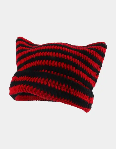 Beanie With Ears Y2K Beanie With Ears Y2K
