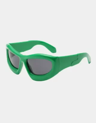 Green Y2K Glasses
