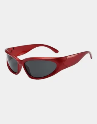 Red Y2K Glasses