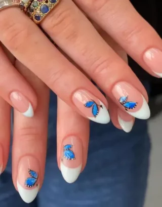 Y2K Butterfly Nails