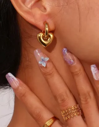 Y2K Earrings Gold