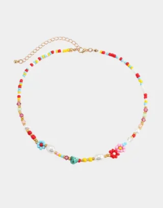 Y2K Flower Necklace