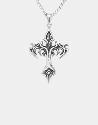 Y2K Gothic Cross Necklace