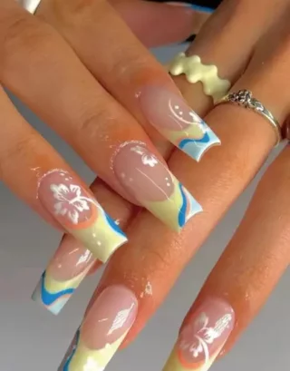 Y2K Hawaii Nails