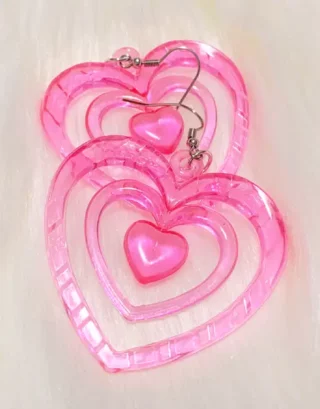 Y2K Heart Earrings