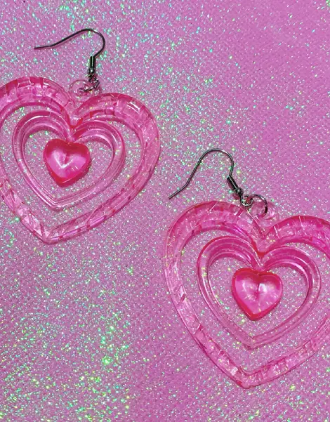 Y2K Heart Earrings Y2K Heart Earrings