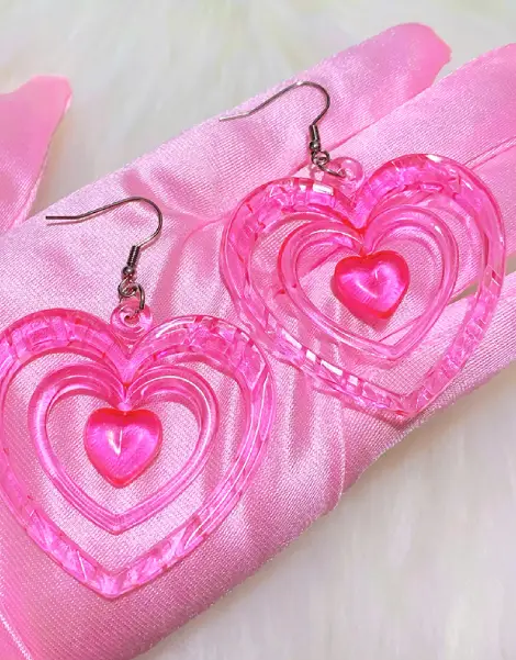 Y2K Heart Earrings Y2K Heart Earrings