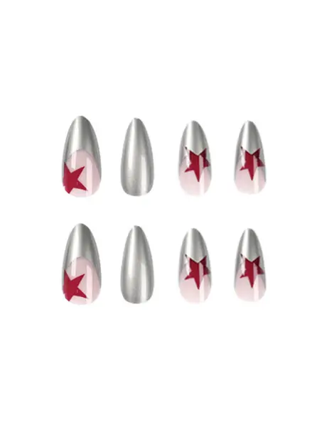 Y2K Metallic Nails Y2K Metallic Nails