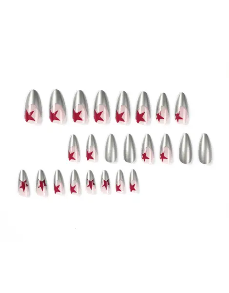 Y2K Metallic Nails Y2K Metallic Nails