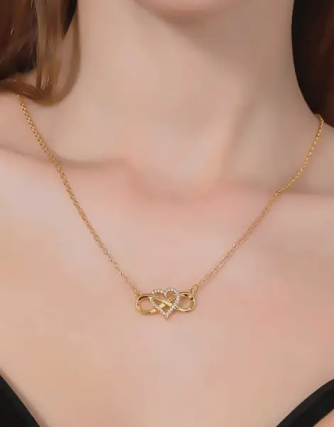 Y2K Necklace Gold Y2K Necklace Gold