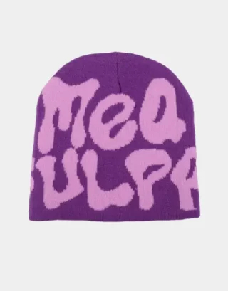 Y2K Purple Beanie