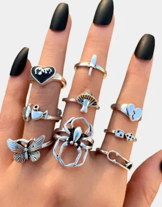 Y2K Ring Set
