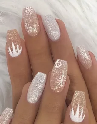 Y2K Winter Nails