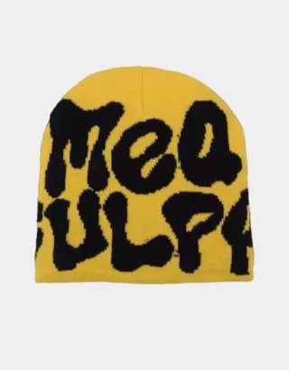 Yellow Y2K Beanie